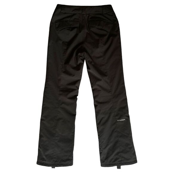 Spyder Winner Athletic Fit Black Insulated Snow Pants Women’s Size 8 - Picture 2 of 8